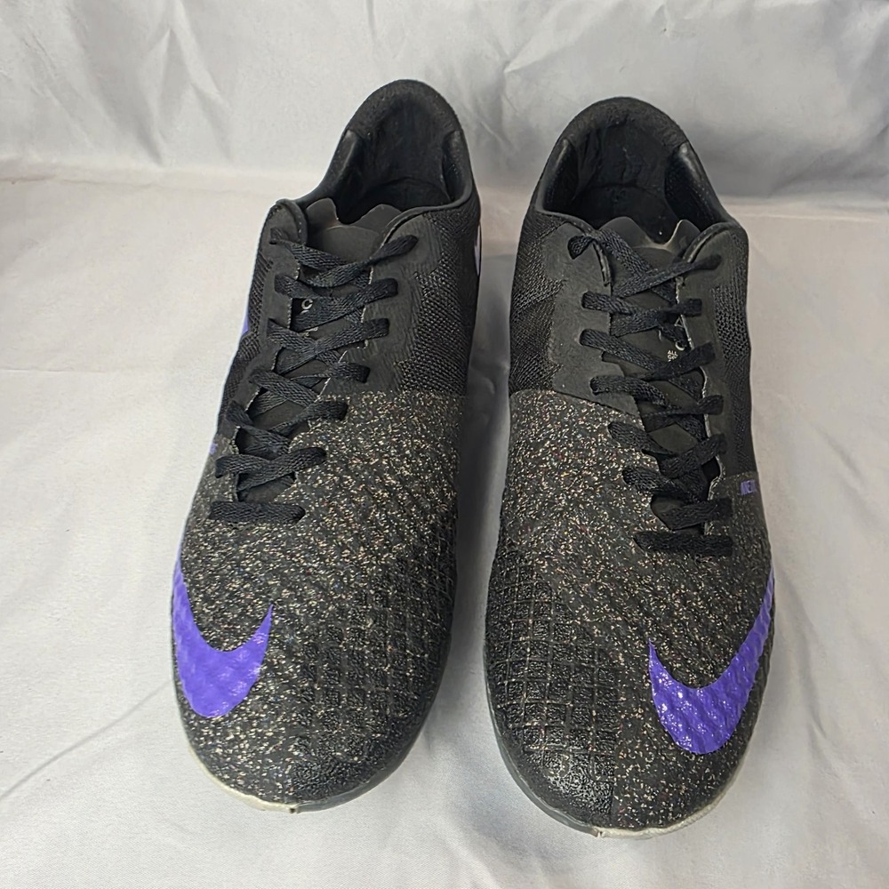 Nike FC247 Bomba Finale II ACC Mens Size 12.5 Black Puple Anthracite 580447-050 - Picture 3 of 16